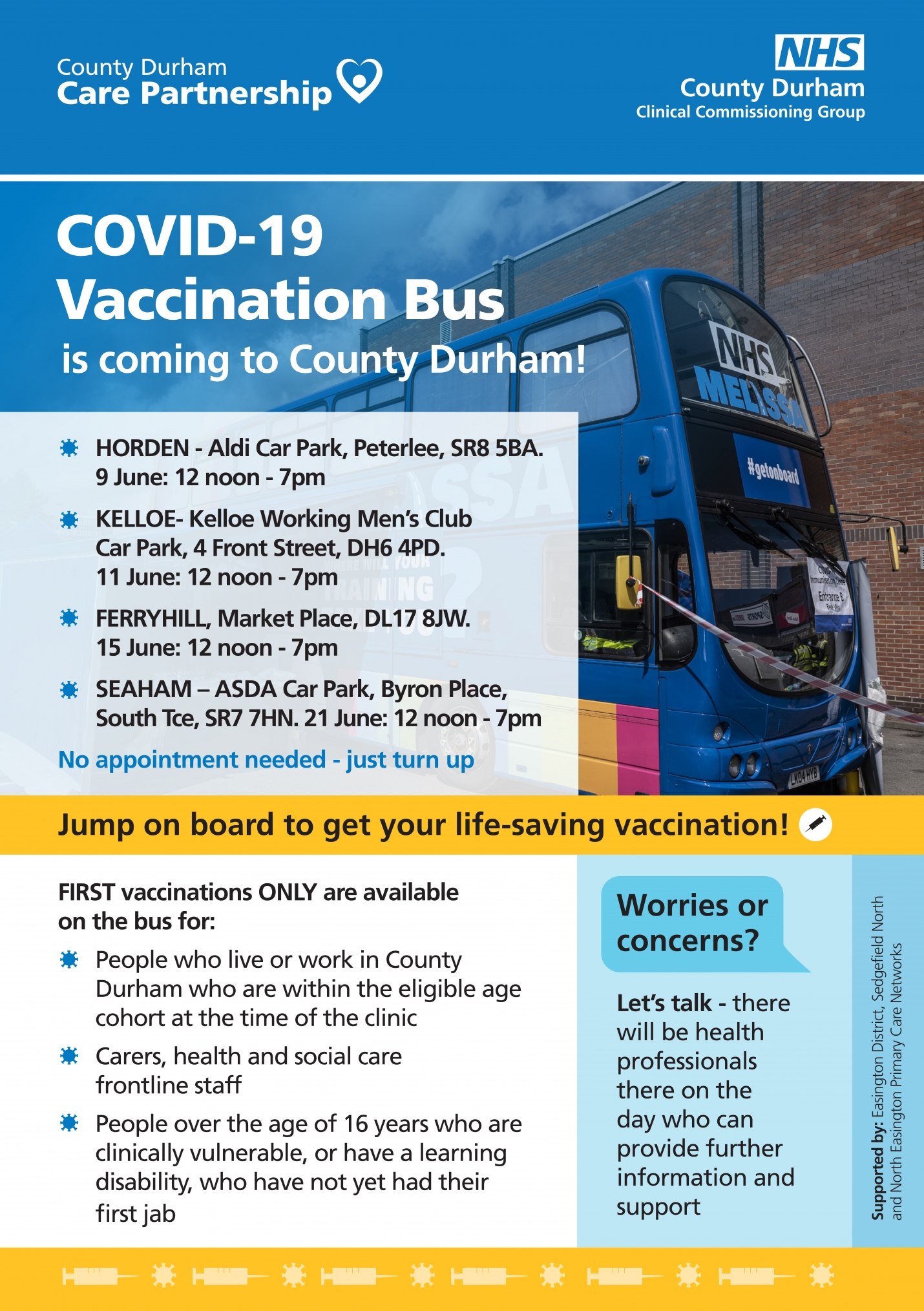 Vaccination Bus County Durham County Durham And Darlington Fire And Rescue Service