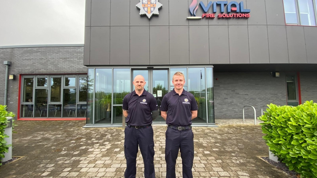 Firefighters Jon-Paul Chilvers and Lee McCarron have joined County Durham and Darlington Fire and Rescue Service. 
