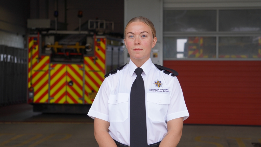 Wholetime firefighter recruit Abi O’Brien. 